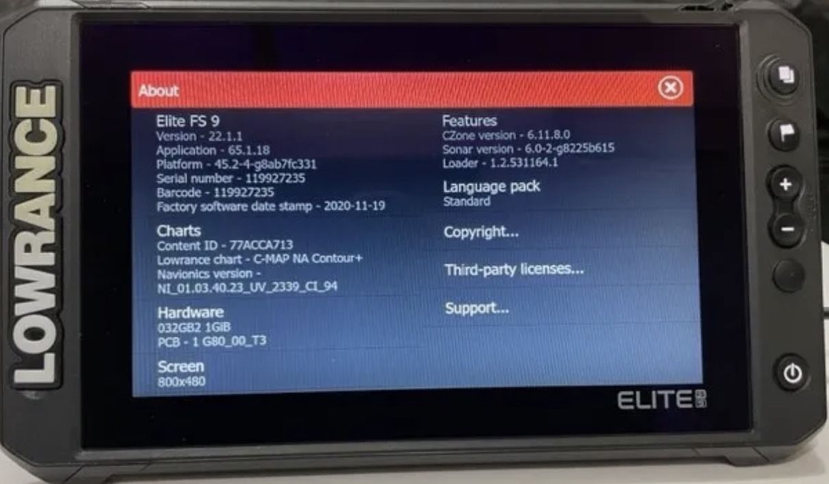 Lowrance Fs9 Fish Finder
