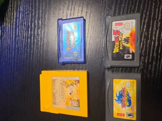 Game Boy Advance & Game Boy Cartridge Lot of 4
