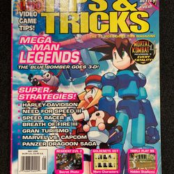 Tips & Tricks (May 1998) Video Game Magazine Mortal Kombat Mega Man Speed Racer