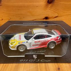 Brand New 1:18 Scale Porsche 911 GT3 Cup Die-cast Model Car