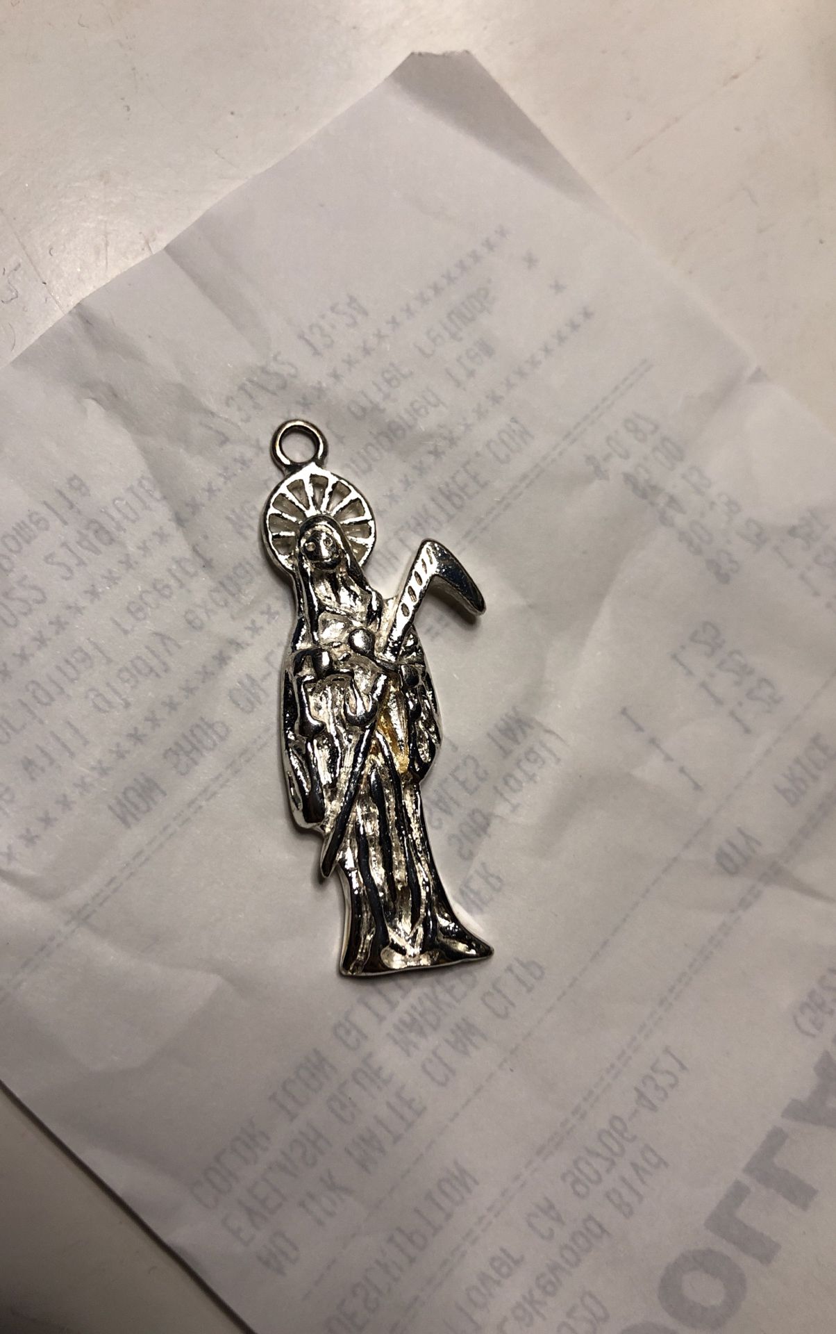 Hard Jewelry ( Santa Muerte Pendant)