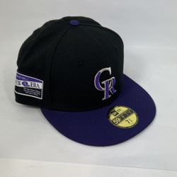 Colorado Rockies New Era Fitted Hat Size 734