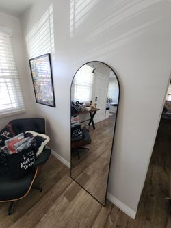 Arched Full Length Mirror 65 x24 Full Body Mirror Rectangle for only $70