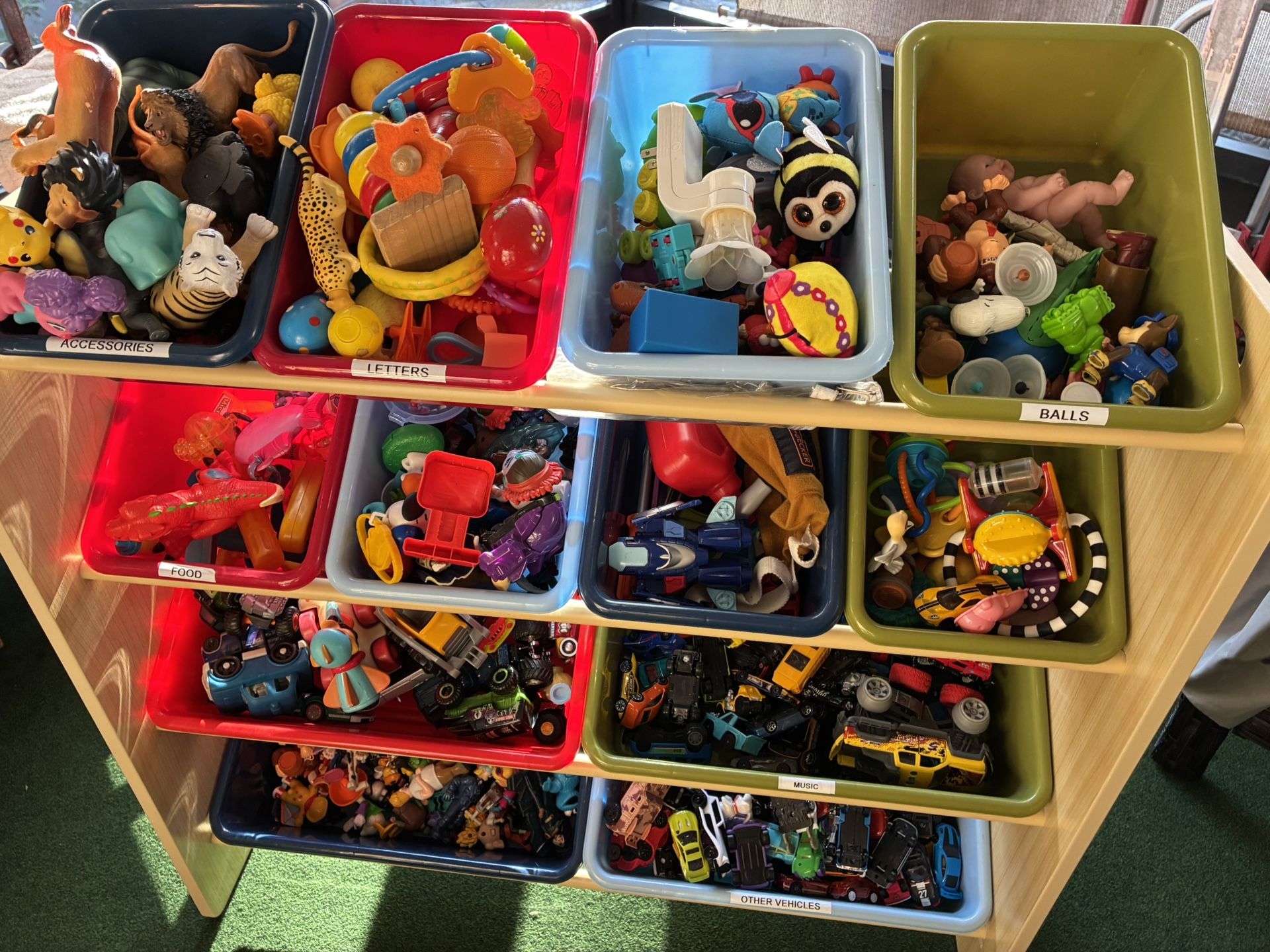 Toys, Cubby Container And Stand Everything For One Price