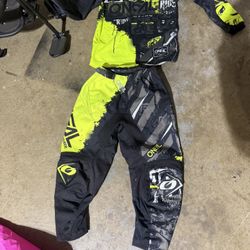 Kid’s Dirt Bike Suit with Shoes