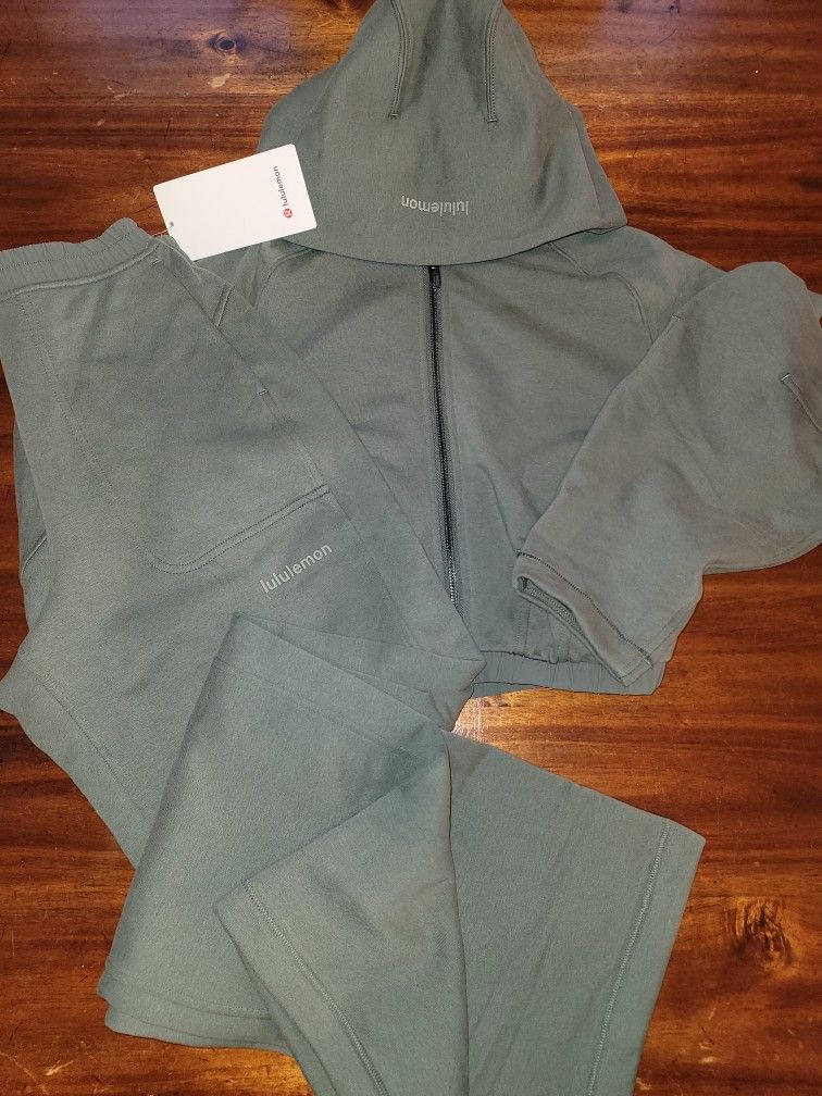 Women's Lululemon Full Zip Hoodie Jogging Set