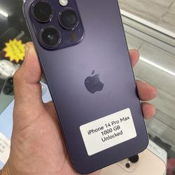 14 Pro Max Unlocked. Cash Or $50 Down W Approval 