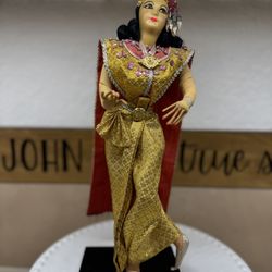 ACTOROS-DOLL Thailand Ramayana Ban Ruk Lady Folk Dancer Doll