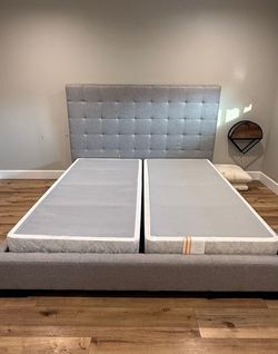 Beautiful Cal King Size Bed With Mattress