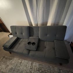 Futon Velvet Couch 