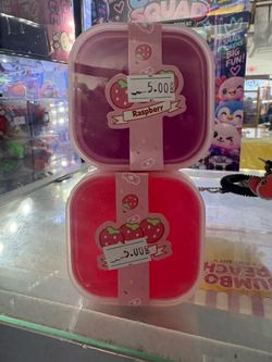 Raspberry Scented Slime in Container