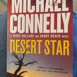 Book - Desert Star By Michael Connelly - Paperback 