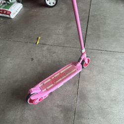 Pink Barbie 12v Electric Scooter
