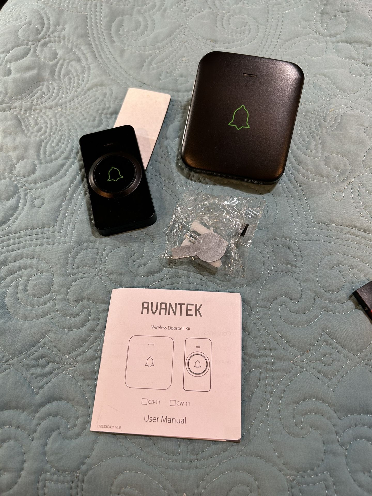 NEW -AVANTEK Wireless Doorbell 1300 Feet Wireless Range,, Waterproof 52 Melodies