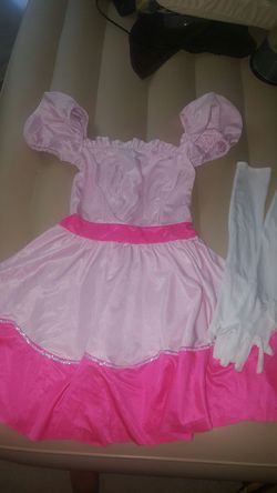 Princess Peach super Mario WOMAN costume