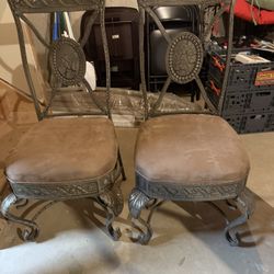 Decorative Metal Framed Chairs