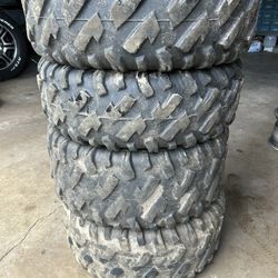 Free. 12” Dirt Commander Tires 27x9 X12 And 27x11x12