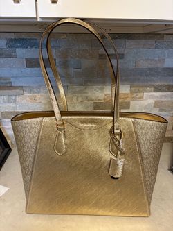 New gold Kors large tote