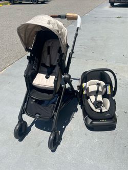 Evenflo Pivot Xpand NXT Travel System Stroller + LiteMax NXT Infant Car Seat