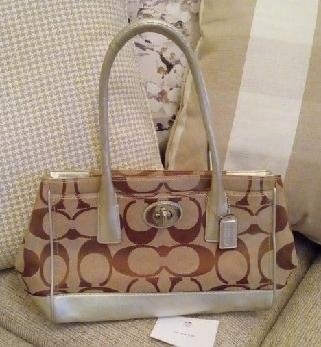 Authentic Coach Signature Handbag