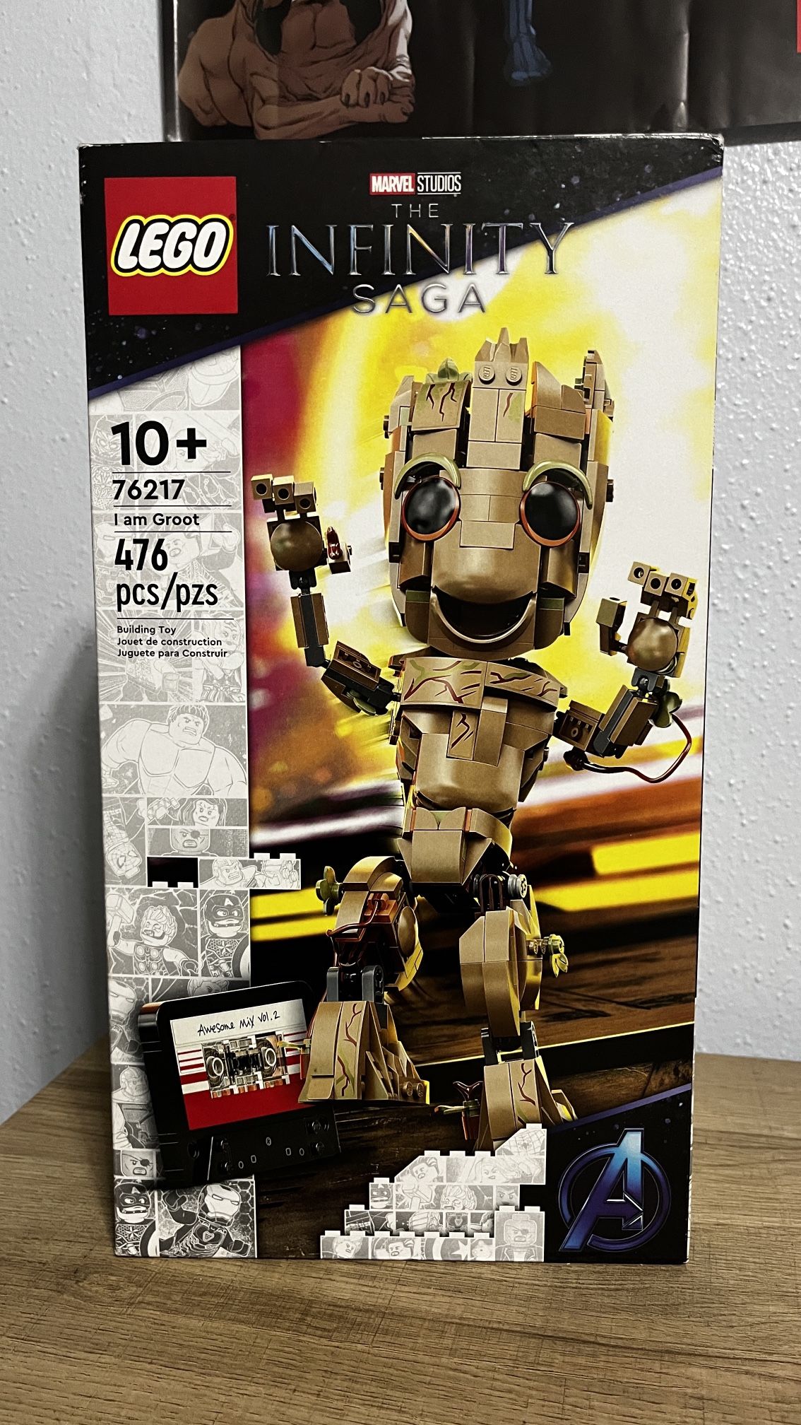 The Infinity Saga Groot Lego Set
