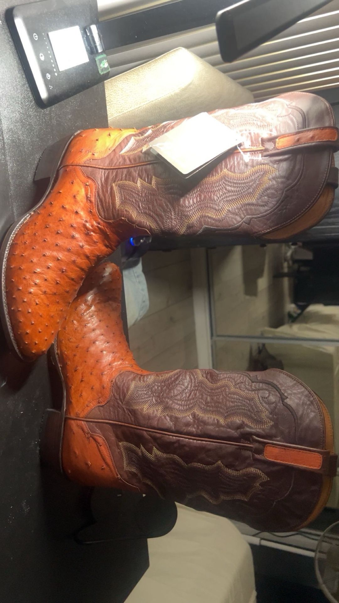 Ostrich Boots / Botas De Avestruz