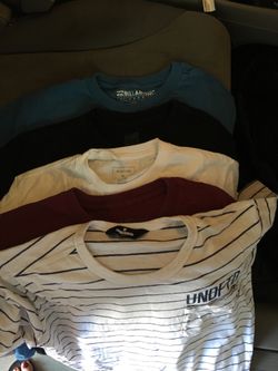 5 small t-shirts for young boys
