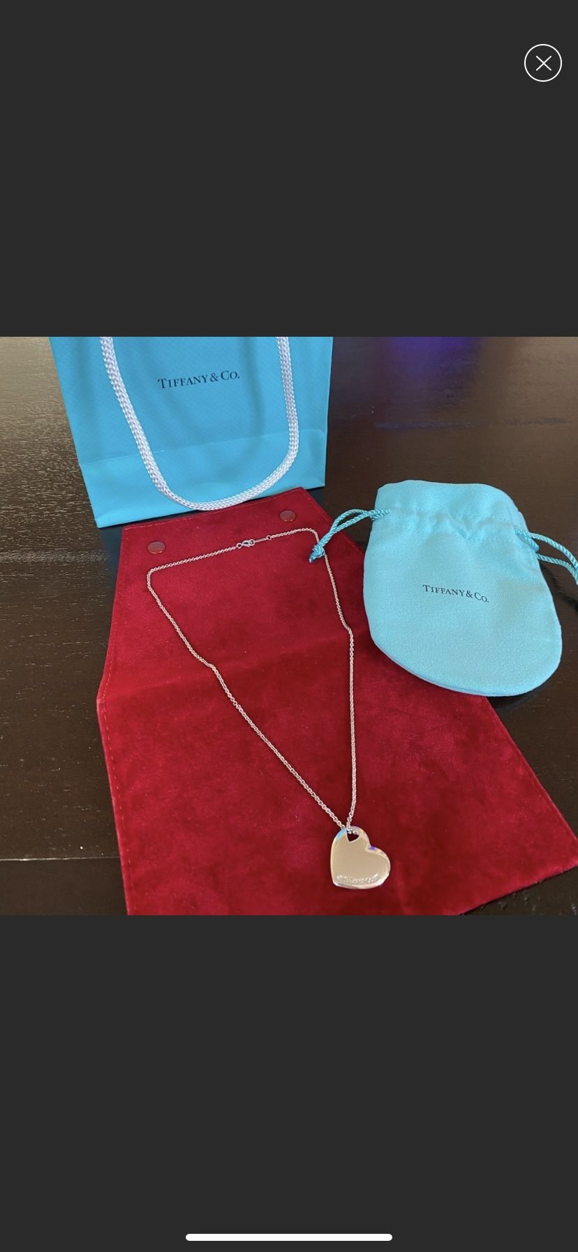Tiffany Large Heart Necklace