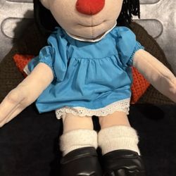 Vintage Big Comfy Couch Molly 17" Doll Plush Toy 90s  Stains As Is