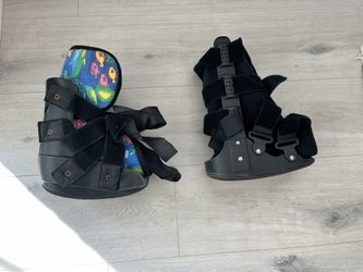 FREE Pediatric Brace Black Walker Boot Kids Cast Imobilizer