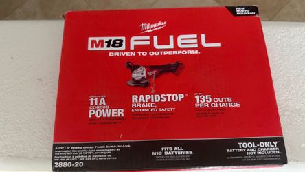 Milwaukee m18 fuel grinder