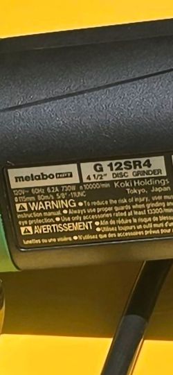 METABO  4   1/2" GRINDER