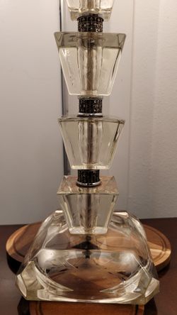 vintage 1950s–1960s Hollywood Regency mid-century modern table lamp