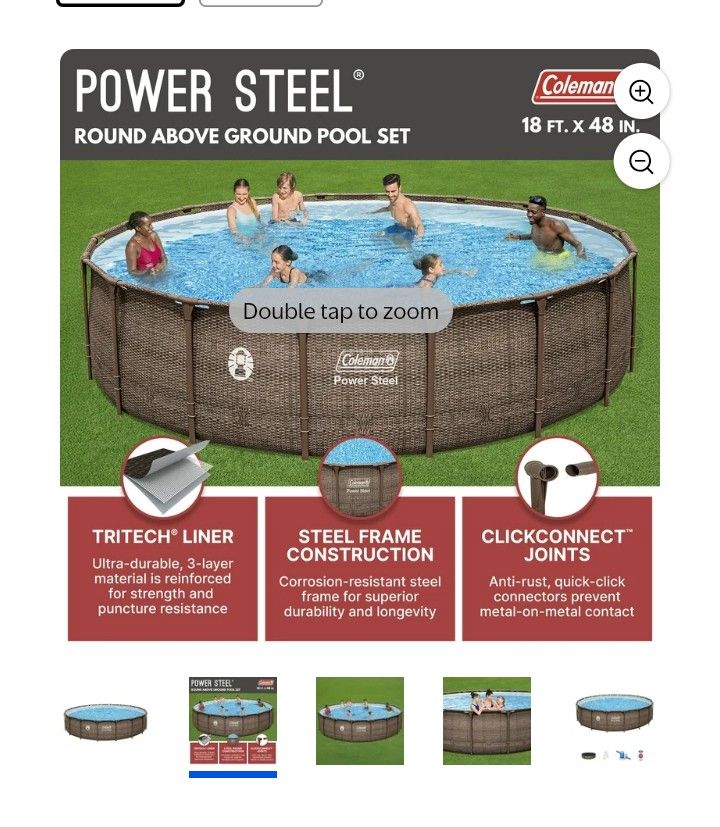 Coleman Swimming Pool 18ft*48in