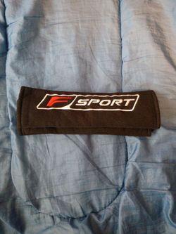 2 F sport seatbelt strap covers