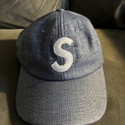Supreme Low Profile Blue Hat