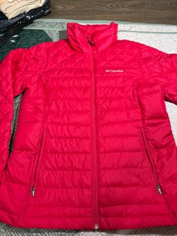 Columbia Red Puffer Jacket