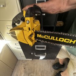 Mc Culloch Chain Saw Gas Powered