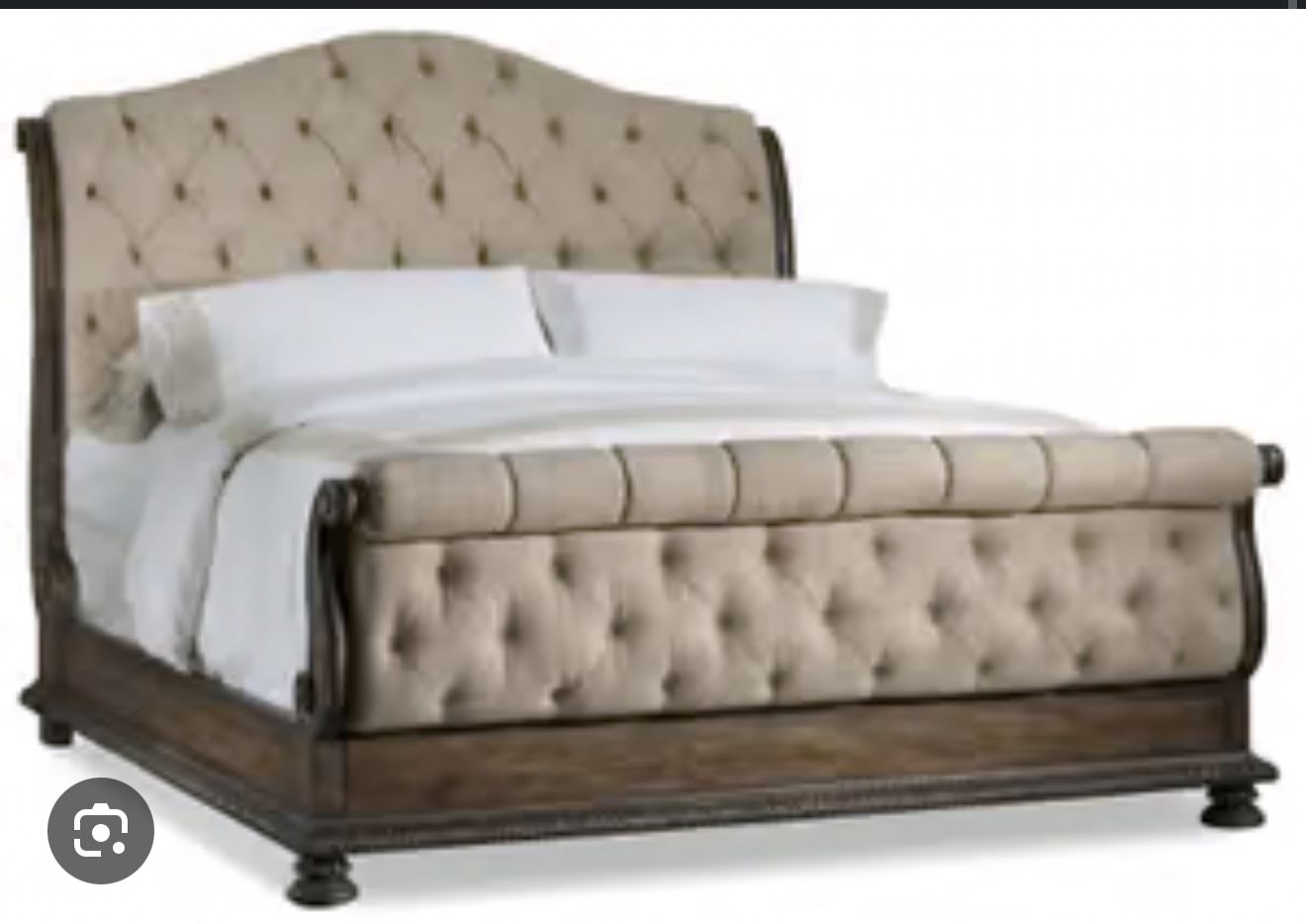 King Size Upholstered Bed