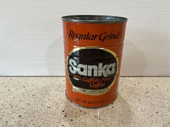 Vintage Sanka Coffee Can (no lid)