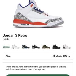 Jordan 3s 