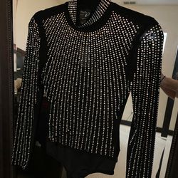 Rhinestone Bodysuit 
