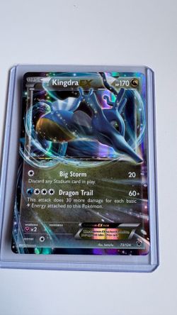 Pokémon Kingdra EX 73/124 XY Holo Rare EX Pokémon TCG NM