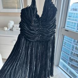 Authentic Saint Laurent YSL Black Dress 