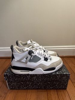 New Jordan 4 Military Black