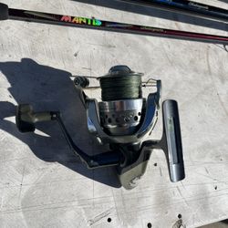 Variety Reels With Fishing Gear Bag
