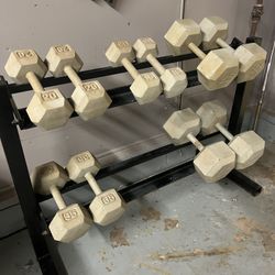 Dumbbells With Storage Rack