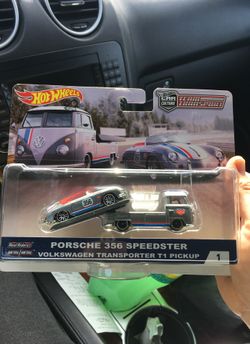 Porsche 356 Speedster with VW Transporter T1 Pickup