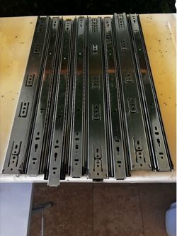 22in drawer slides (8) - ball bearing