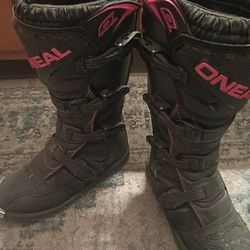 Oneal Women's Motorcycle Boots Size 8